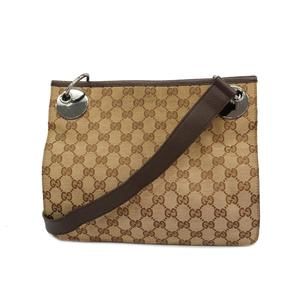 Gucci Shoulder Bag Strap GG Canvas Brown